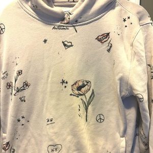 Men’s Abercrombie hoodie with art